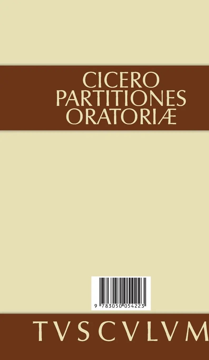 Rückseite: 9783050054223 | Rhetorik in Frage und Antwort / Partitiones oratoriae | Cicero | Buch