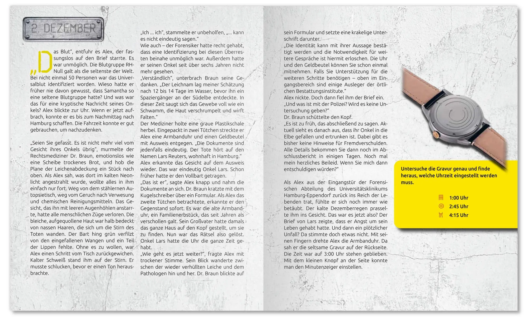 Bild: 9783780614223 | Escape-Adventskalender - Die Maske des Toten | Andreas Uhlenbrock