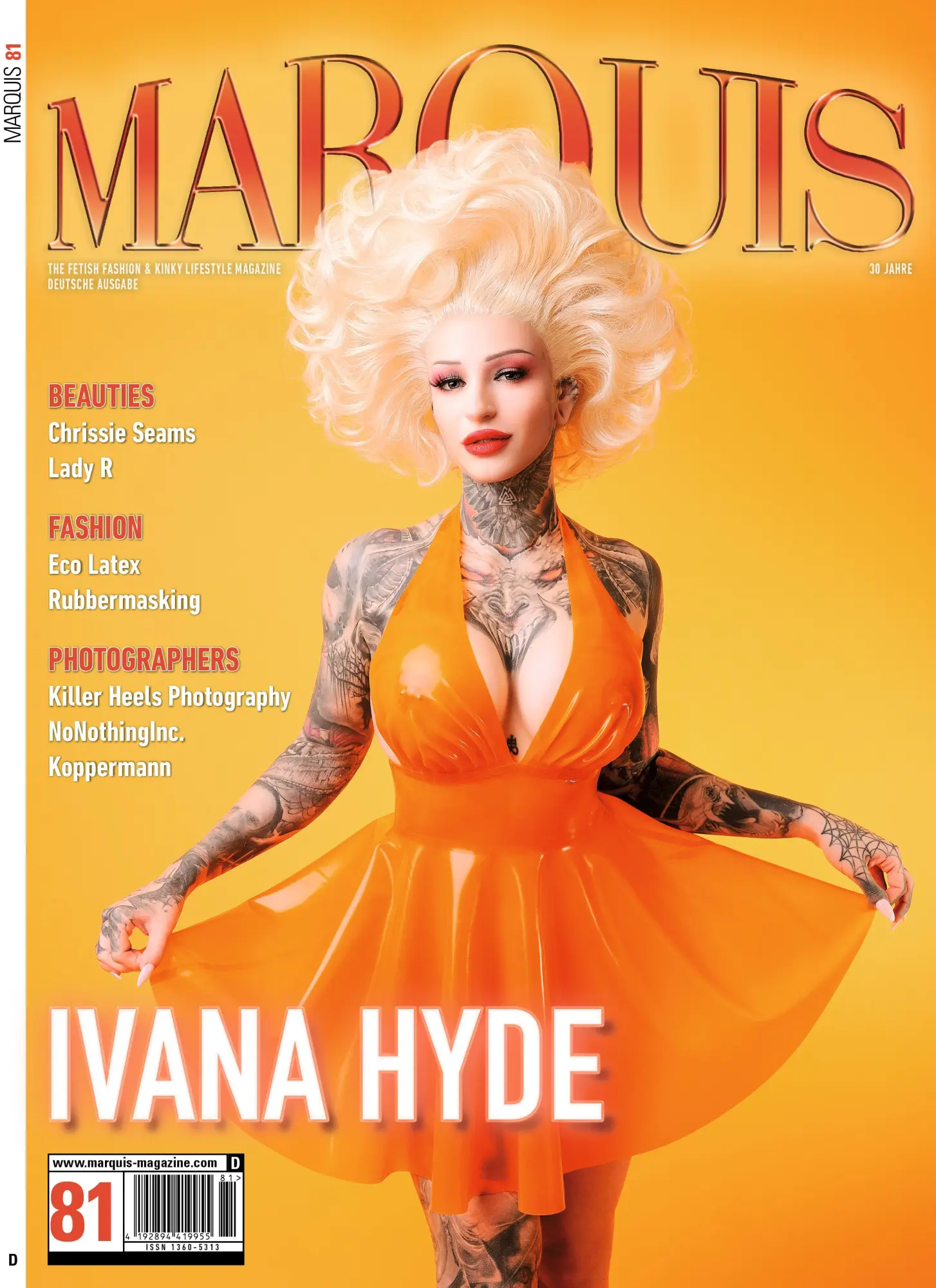Cover: 9783866084223 | MARQUIS Magazine No. 81 - Fetish, Fashion, Latex &amp; Lifestyle --...