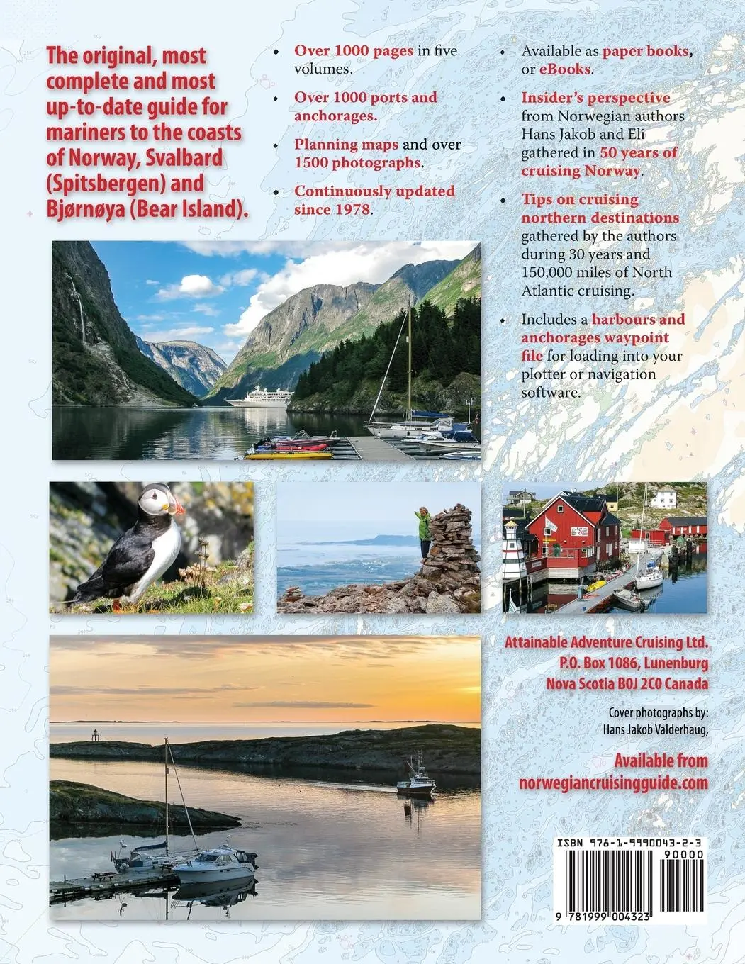 Rückseite: 9781999004323 | Norwegian Cruising Guide Vol 3-Updated 2023 | Bergen to Bodø | Buch