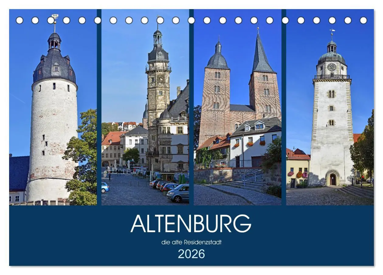 Cover: 9783457724323 | ALTENBURG, die alte Residenzstadt (Tischkalender 2026 DIN A5 quer),...