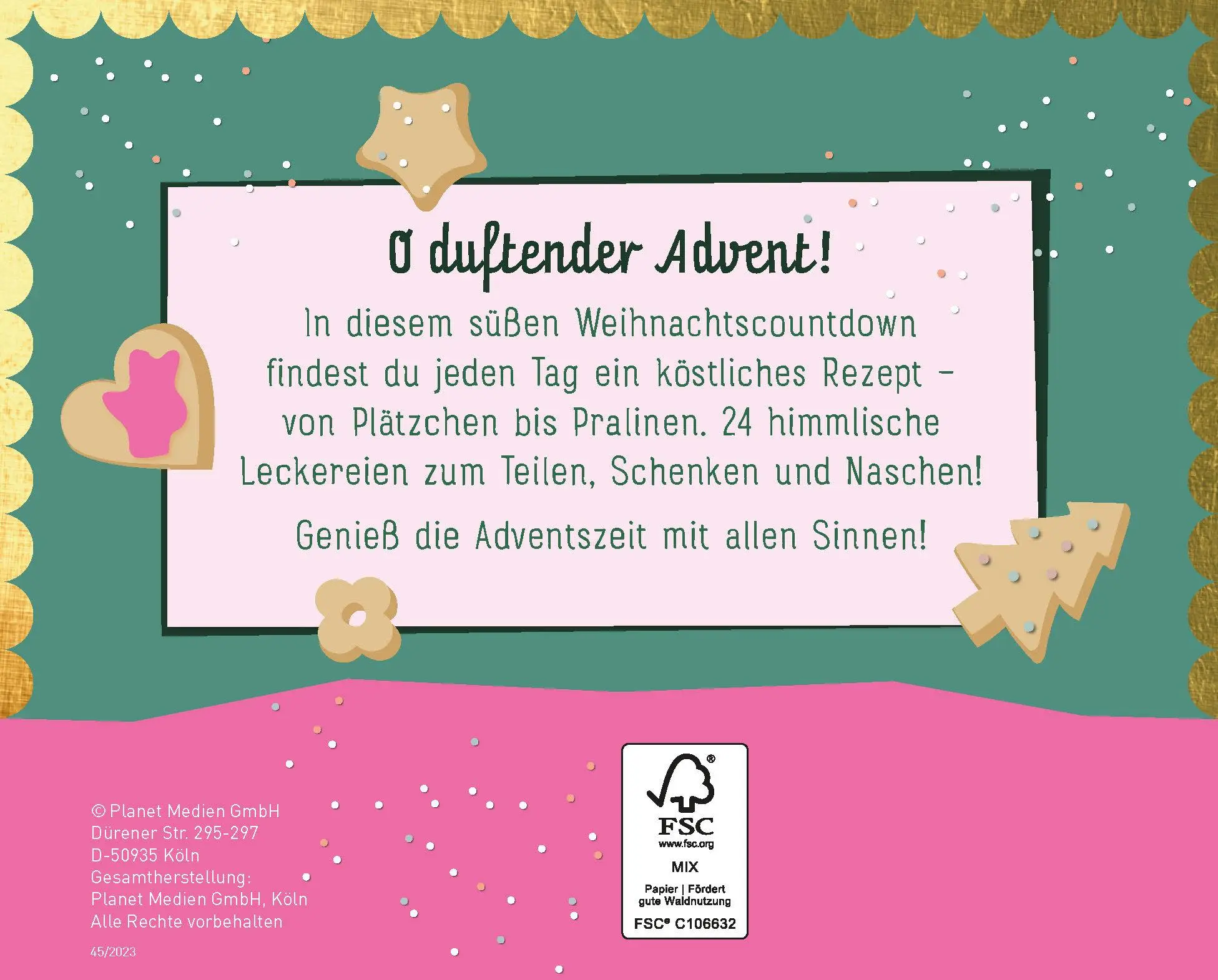 Rückseite: 9783625194323 | A Plätzchen a day keeps the Weihnachtsstress away | Buch | 48 S.