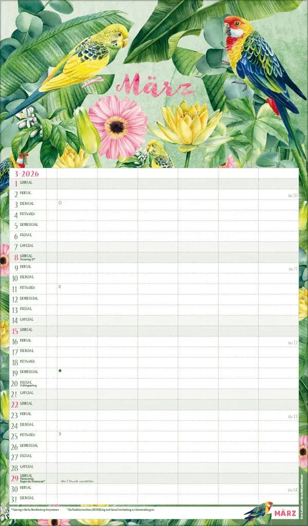 Bild: 9783731884323 | Familienplaner Aquarell 2026 | Verlag Korsch | Kalender | 14 S. | 2027
