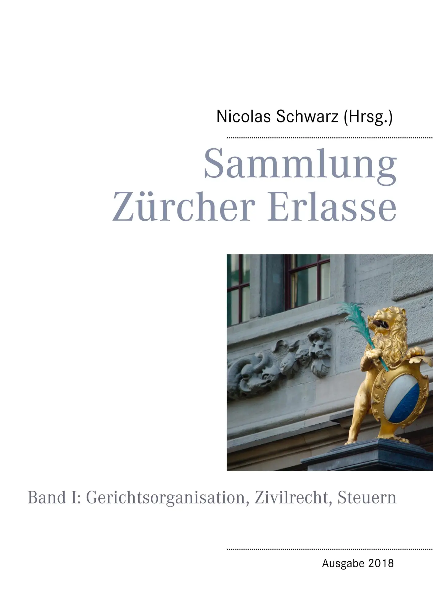 Cover: 9783752814323 | Sammlung Zürcher Erlasse | Nicolas Schwarz | Taschenbuch | 332 S.