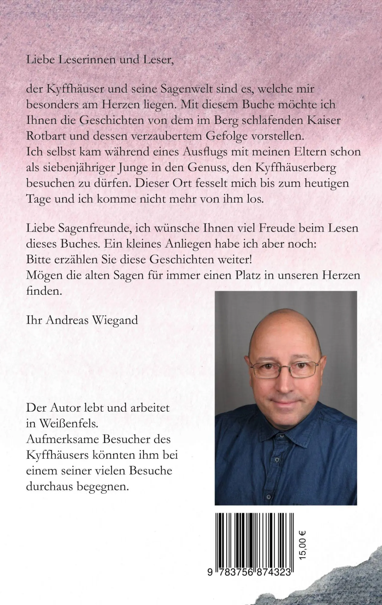 Rückseite: 9783756874323 | Kyffhäuser der Sagenberg | Andreas Wiegand | Taschenbuch | 272 S.