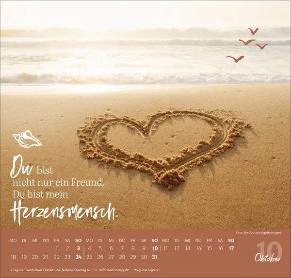 Bild: 9783819304323 | Du bist mein Herzensmensch 2027 | Verlag Korsch | Kalender | 1 S.