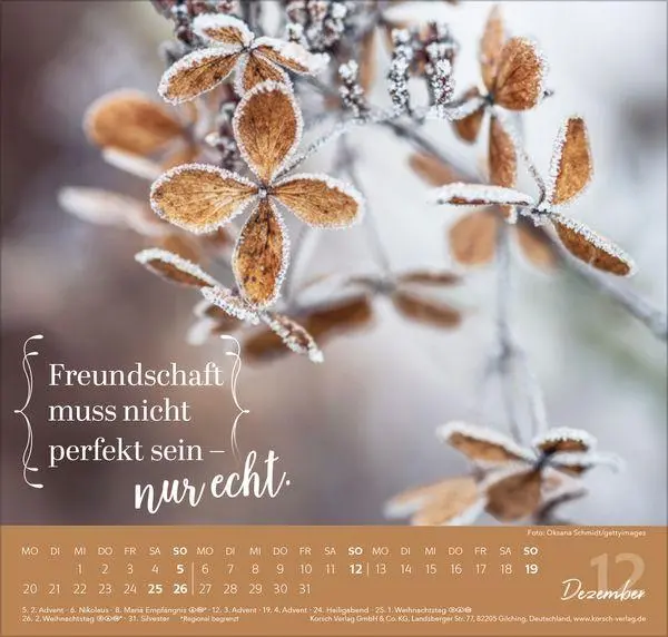 Bild: 9783819304323 | Du bist mein Herzensmensch 2027 | Verlag Korsch | Kalender | 1 S.