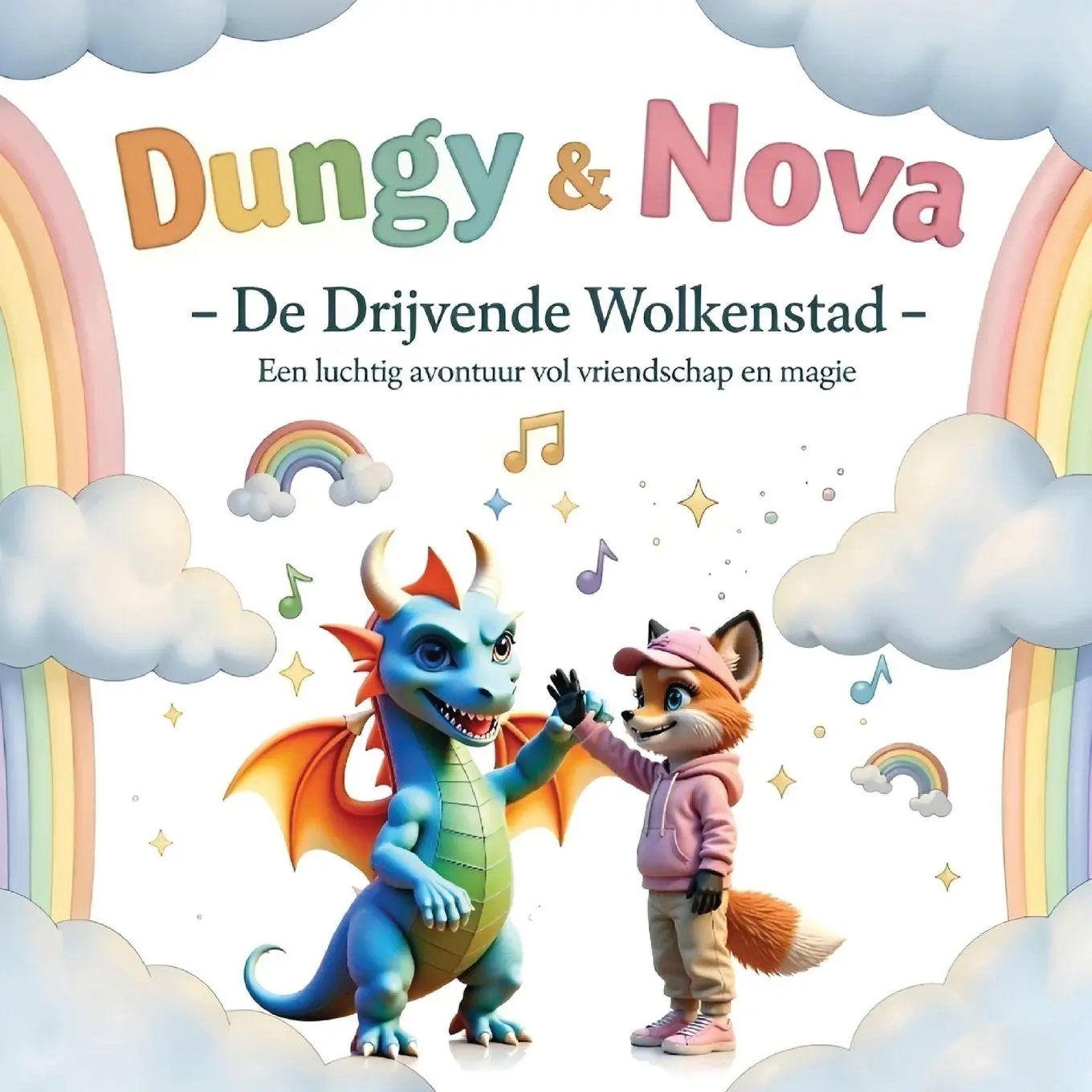 Cover: 9789083594323 | Dungy &amp; Nova | De Drijvende Wolkenstad | Kristof Coninx | Taschenbuch