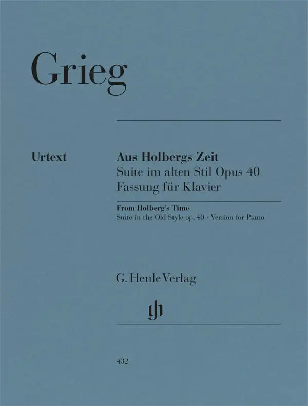 Cover: 9790201804323 | Grieg, Edvard - Aus Holbergs Zeit op. 40, Suite im alten Stil | Buch