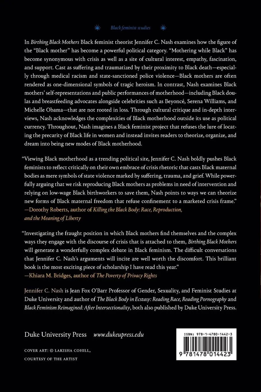 Rückseite: 9781478014423 | Birthing Black Mothers | Jennifer C. Nash | Taschenbuch | Englisch