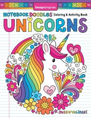 Cover: 9781497204423 | Notebook Doodles Unicorns | Coloring and Activity Book | Jess Volinski