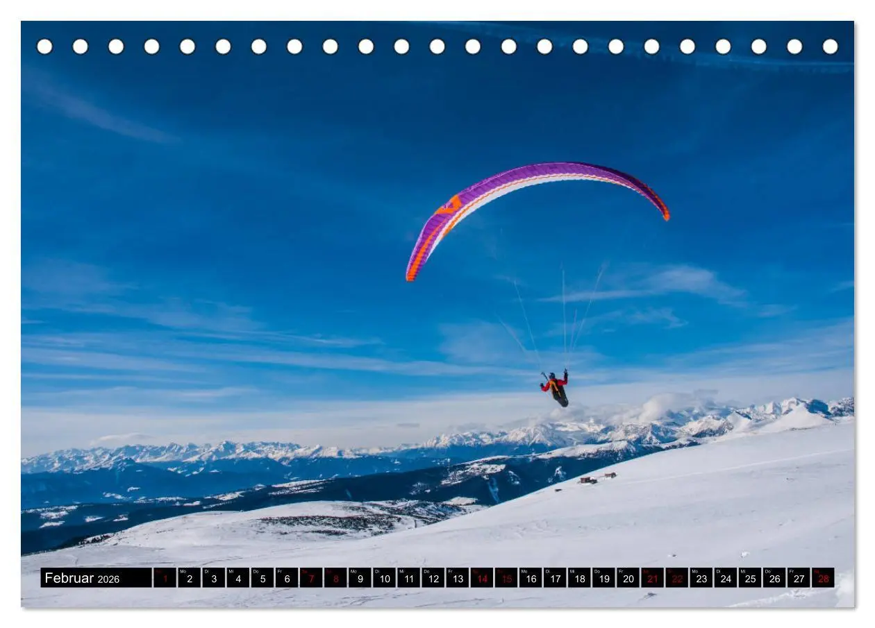 Bild: 9783457884423 | Paragliding - unvergessliche Momente erleben (Tischkalender 2026...