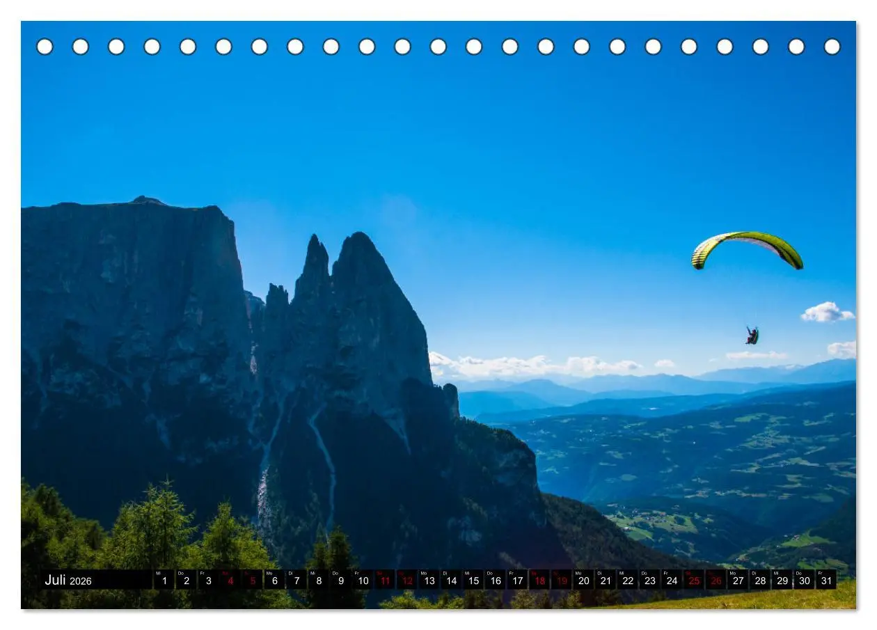 Bild: 9783457884423 | Paragliding - unvergessliche Momente erleben (Tischkalender 2026...