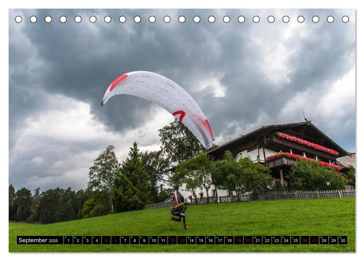 Bild: 9783457884423 | Paragliding - unvergessliche Momente erleben (Tischkalender 2026...