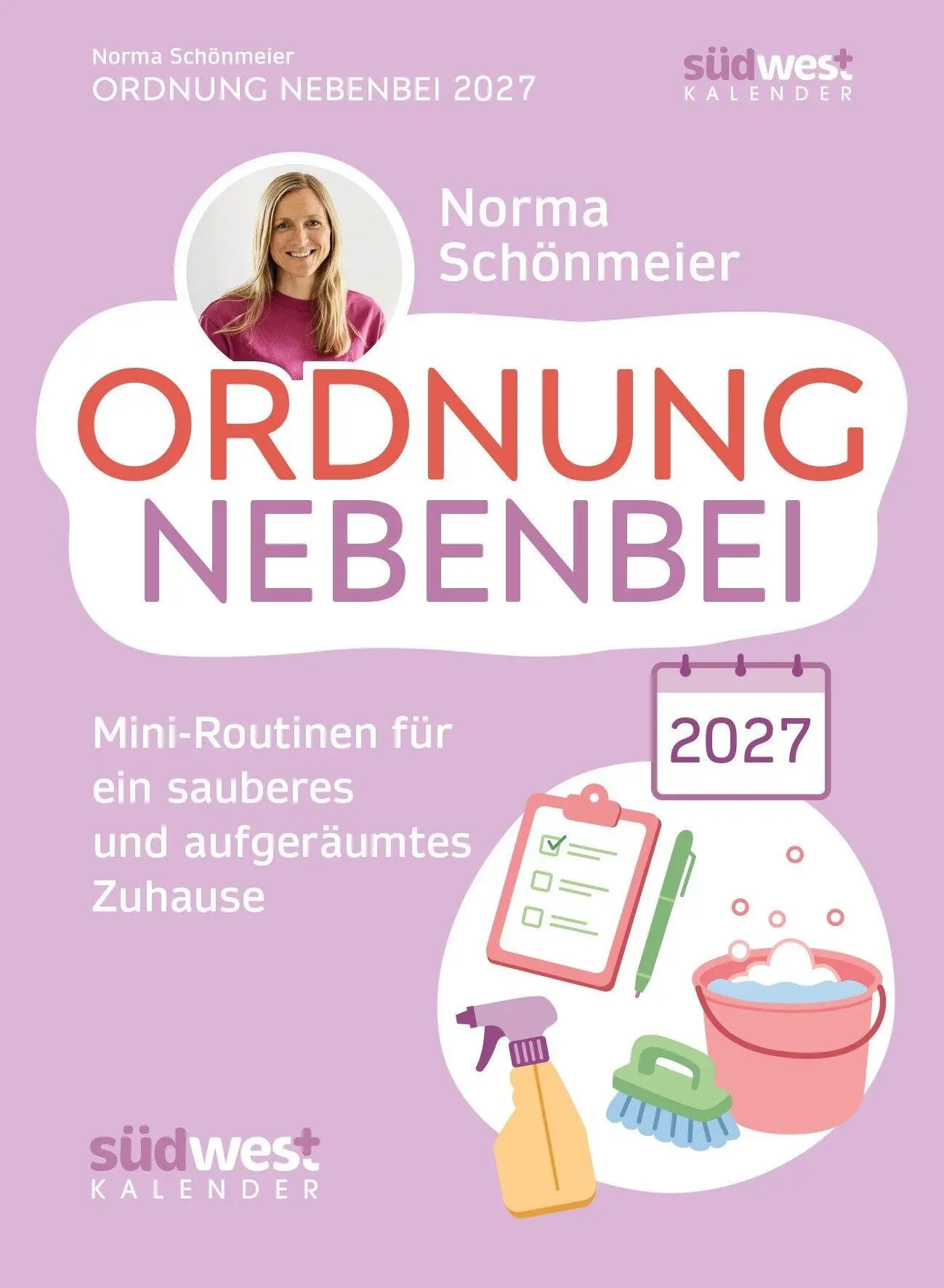 Cover: 9783517104423 | Ordnung nebenbei 2027 - Tagesabreißkalender zum Aufstellen oder...