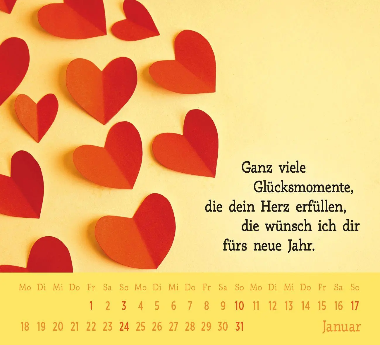 Bild: 4036442014523 | Mini-Kalender 2027: Der kleine Glückskalender | Groh Verlag | Kalender