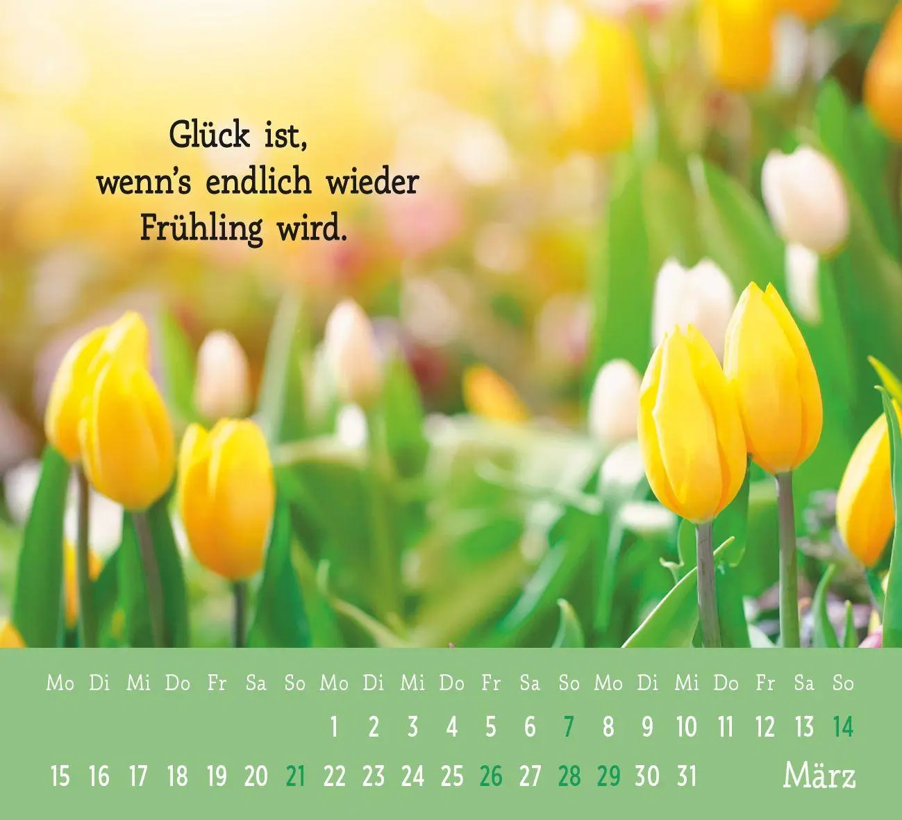 Bild: 4036442014523 | Mini-Kalender 2027: Der kleine Glückskalender | Groh Verlag | Kalender