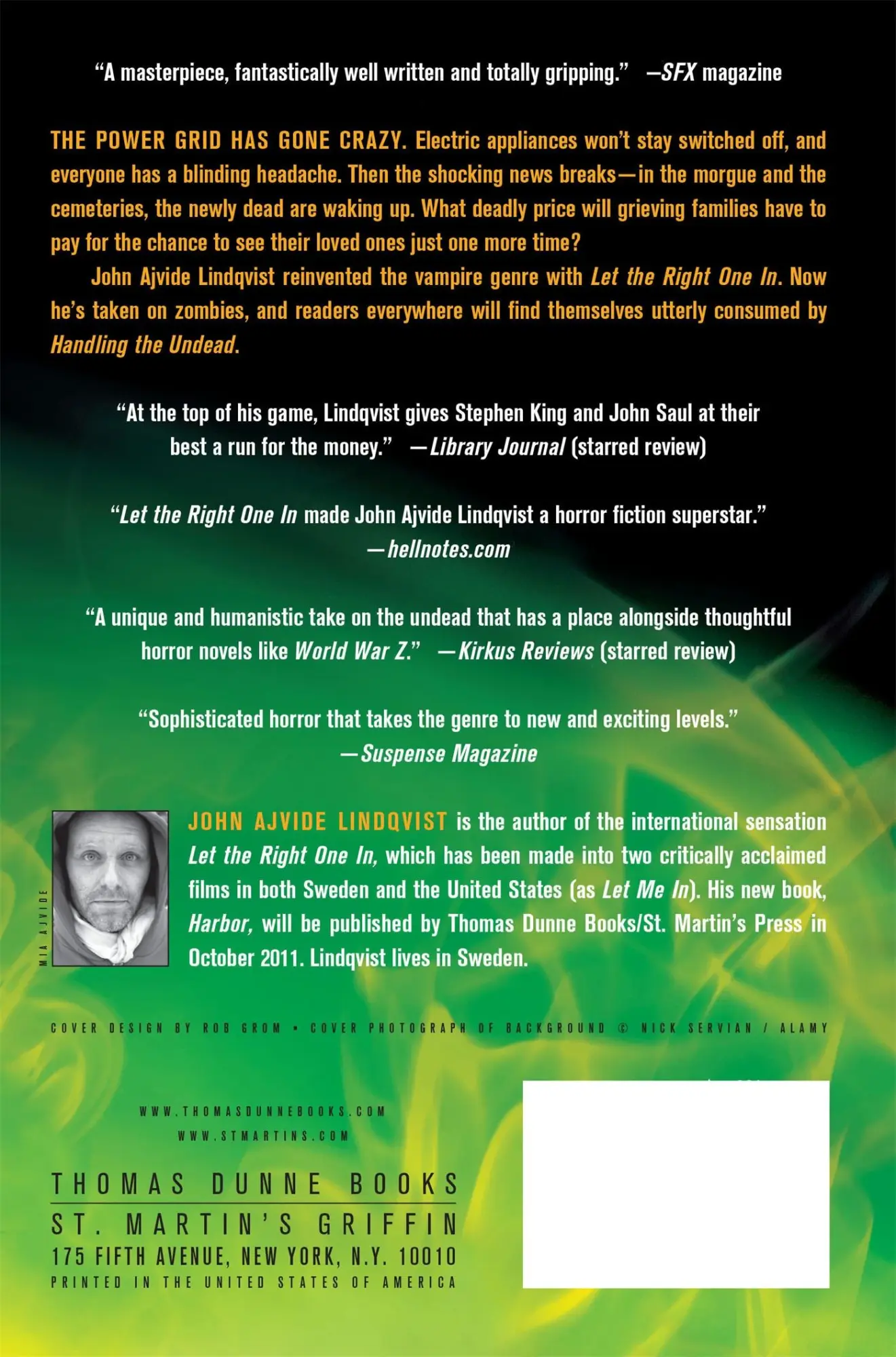 Rückseite: 9780312604523 | Handling the Undead | John Ajvide Lindqvist | Taschenbuch | Englisch