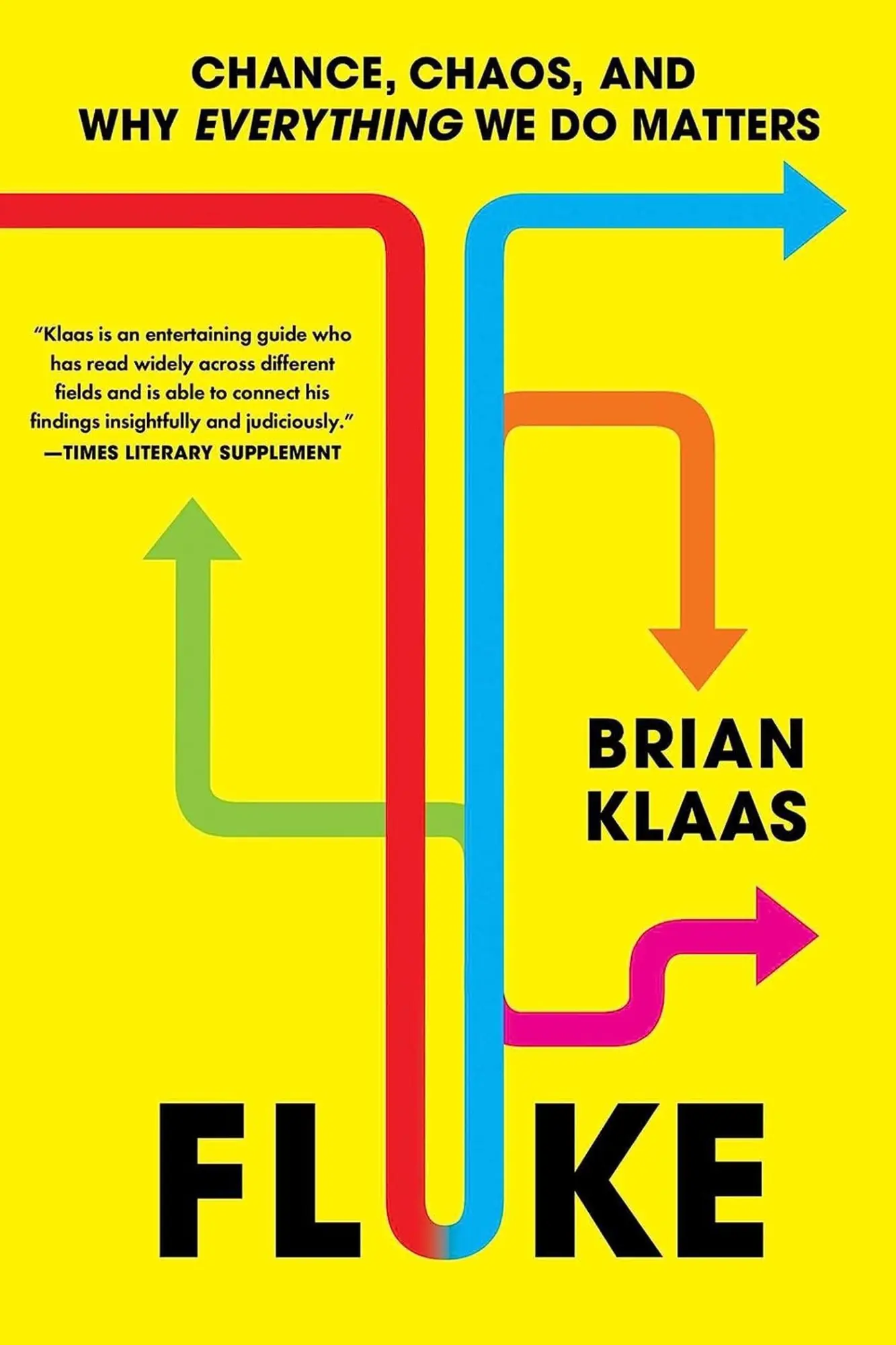 Cover: 9781399804523 | Fluke | Chance, Chaos, and Why Everything We Do Matters | Brian Klaas
