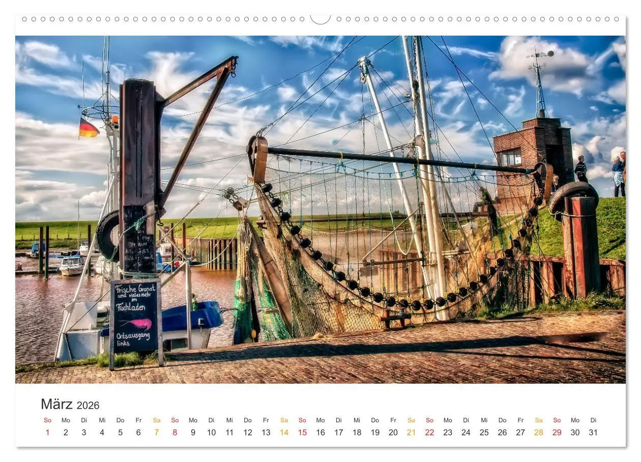 Bild: 9783457254523 | Dangast - Wellen, Wind und Hafenzauber (Wandkalender 2026 DIN A2...