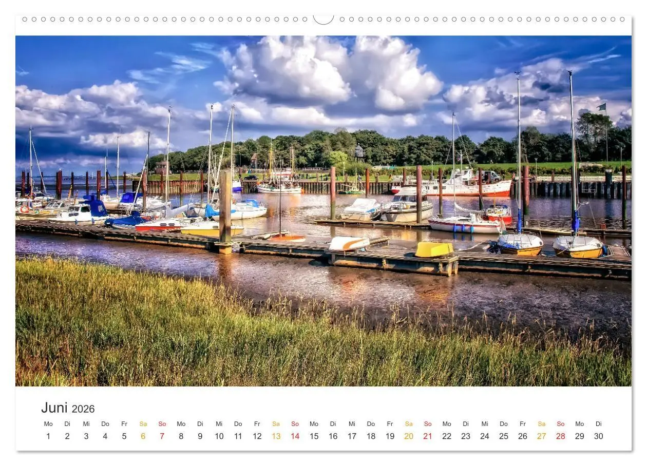 Bild: 9783457254523 | Dangast - Wellen, Wind und Hafenzauber (Wandkalender 2026 DIN A2...