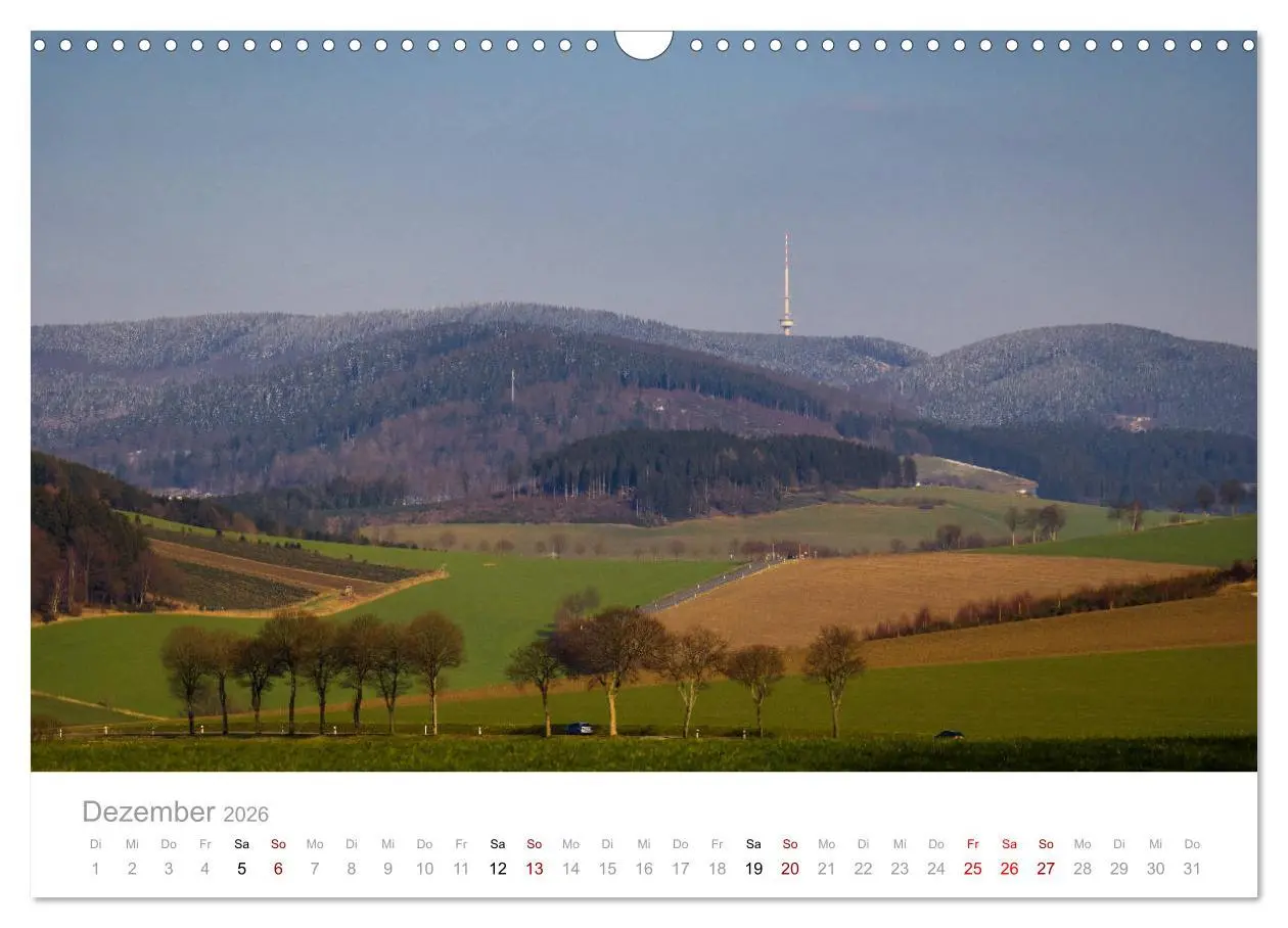 Bild: 9783457874523 | Schönes Sauerland (Wandkalender 2026 DIN A3 quer), CALVENDO...