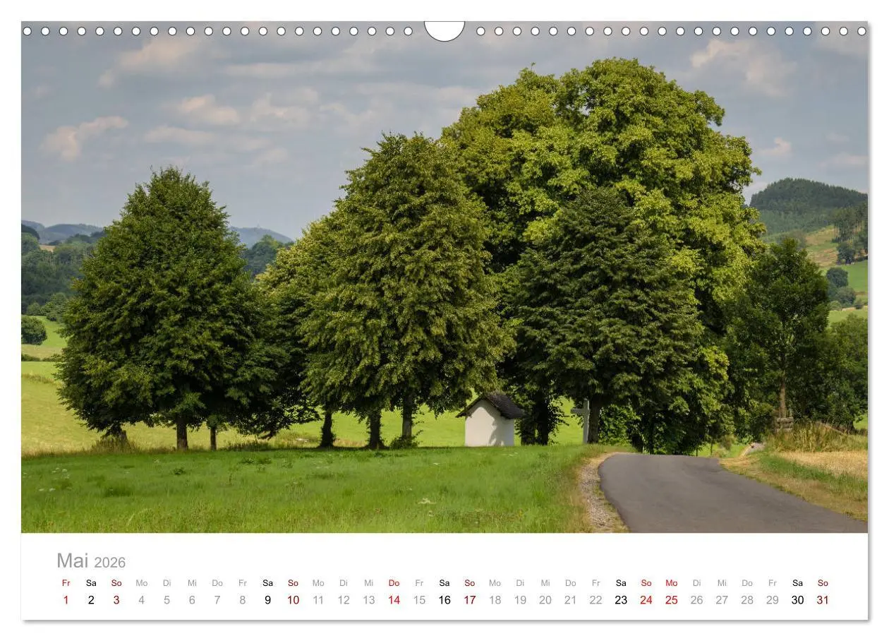 Bild: 9783457874523 | Schönes Sauerland (Wandkalender 2026 DIN A3 quer), CALVENDO...