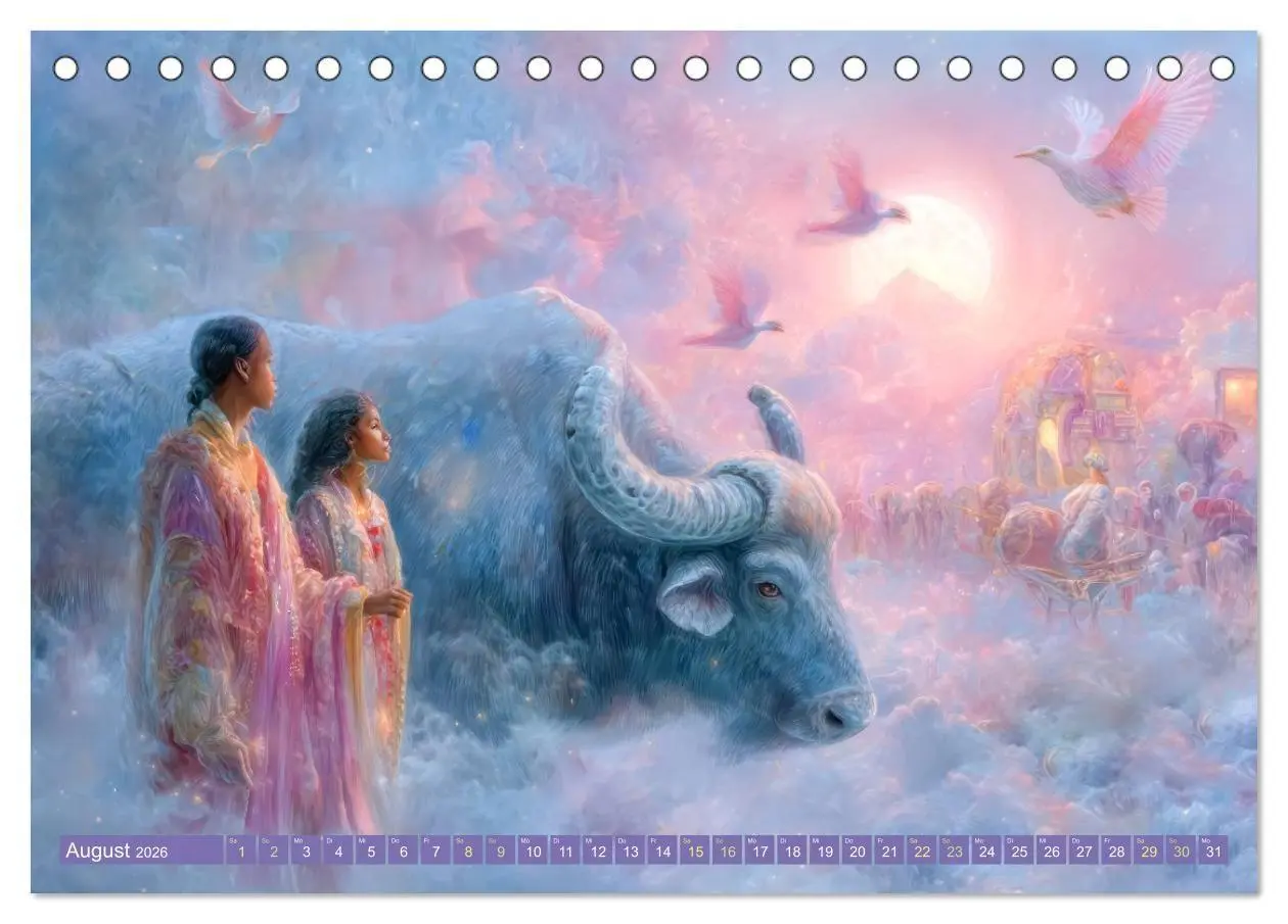 Bild: 9783516654523 | Paradiesische Welt - Fantasiewerke (Tischkalender 2026 DIN A5...