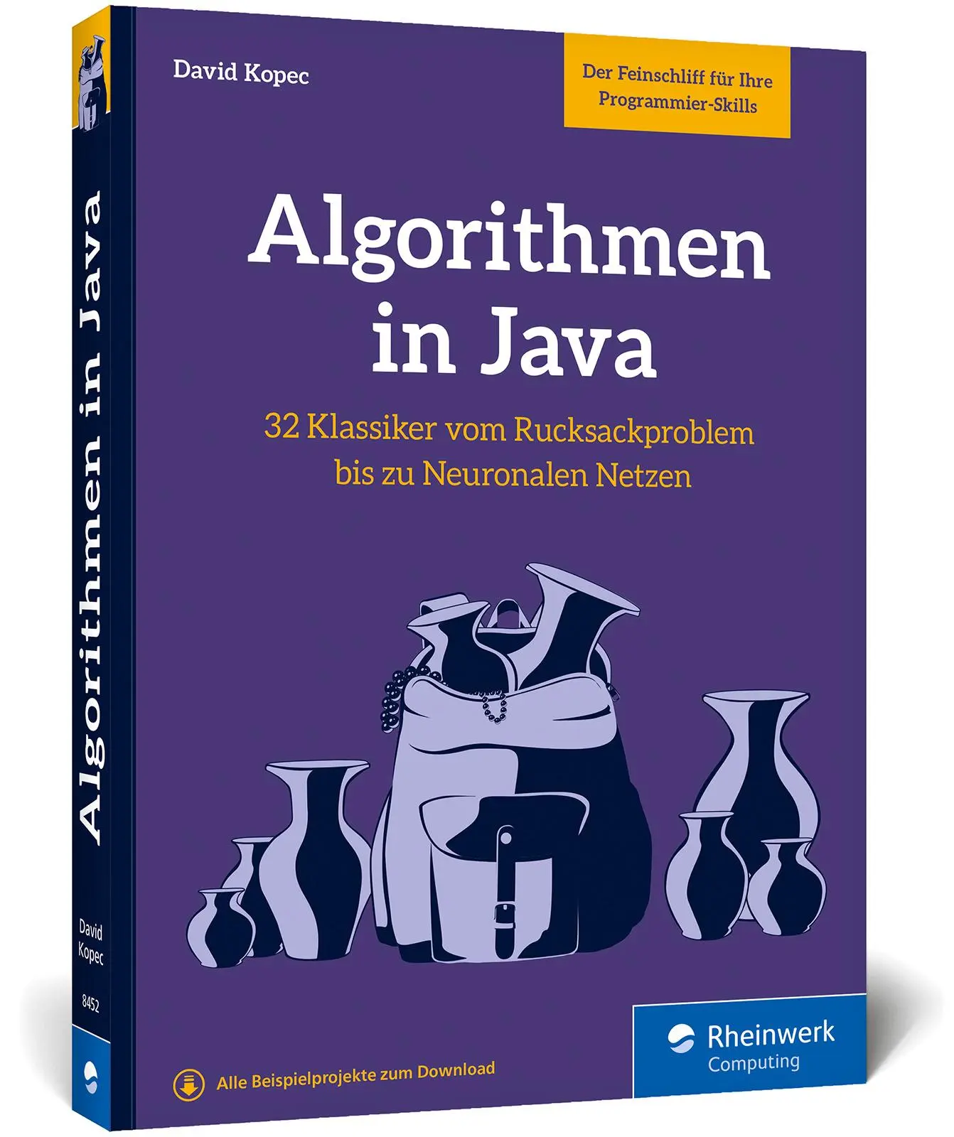 Cover: 9783836284523 | Algorithmen in Java | David Kopec | Taschenbuch | Rheinwerk Computing Cover: 9783836284523 | Algorithmen in Java | David Kopec | Taschenbuch | Rheinwerk Computing
