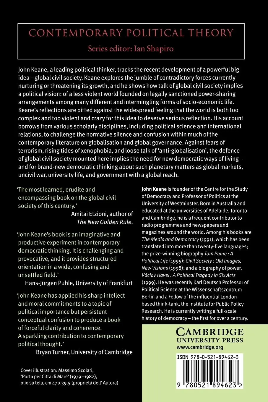 Rückseite: 9780521894623 | Global Civil Society? | John Keane | Taschenbuch | Englisch | 2010