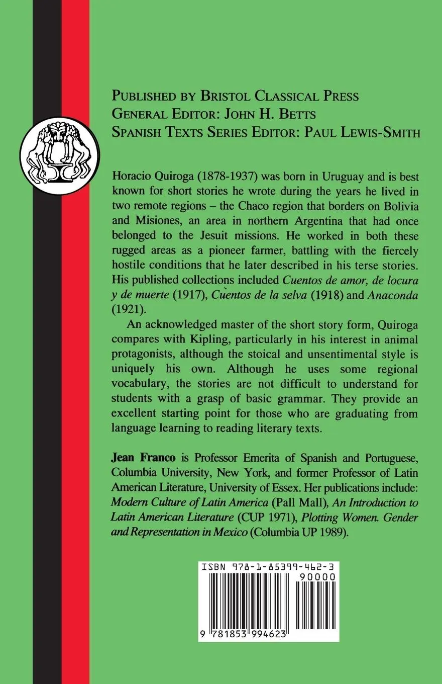 Rückseite: 9781853994623 | Quiroga | Cuentos Escogidos | J. Franco (u. a.) | Taschenbuch | 2013
