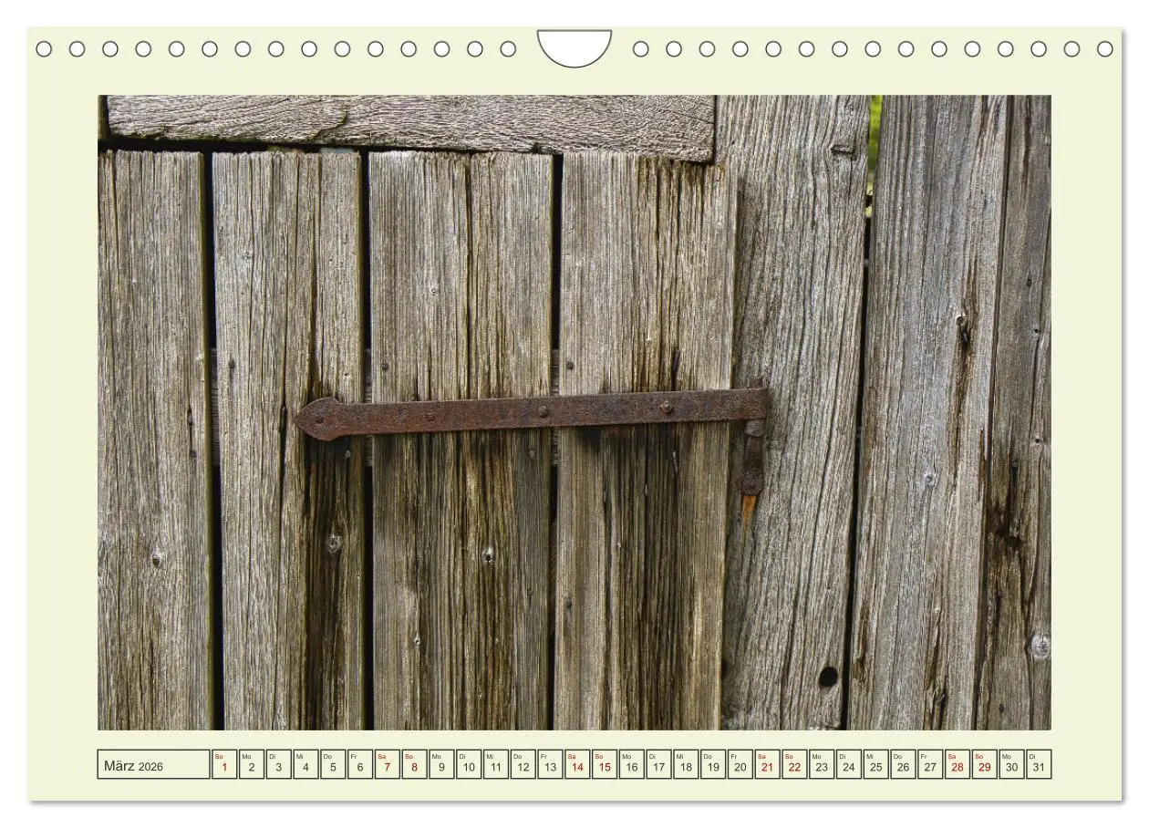 Bild: 9783457624623 | Einfach Holz (Wandkalender 2026 DIN A4 quer), CALVENDO Monatskalender