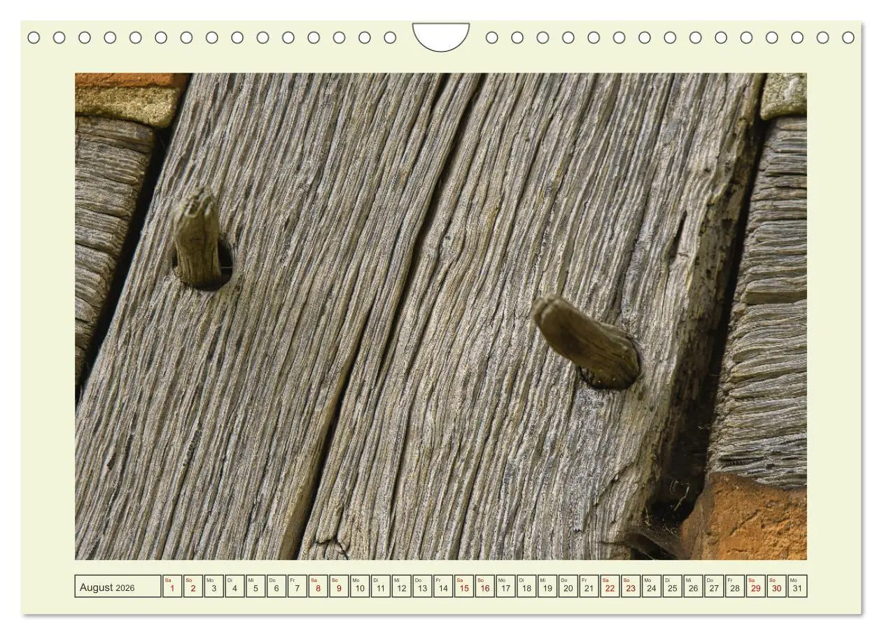 Bild: 9783457624623 | Einfach Holz (Wandkalender 2026 DIN A4 quer), CALVENDO Monatskalender