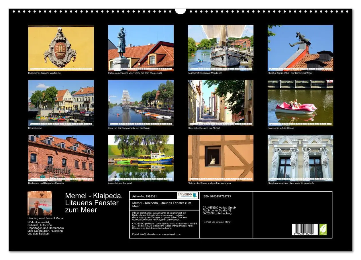 Bild: 9783457784723 | Memel - Klaipeda. Litauens Fenster zum Meer (Wandkalender 2026 DIN...