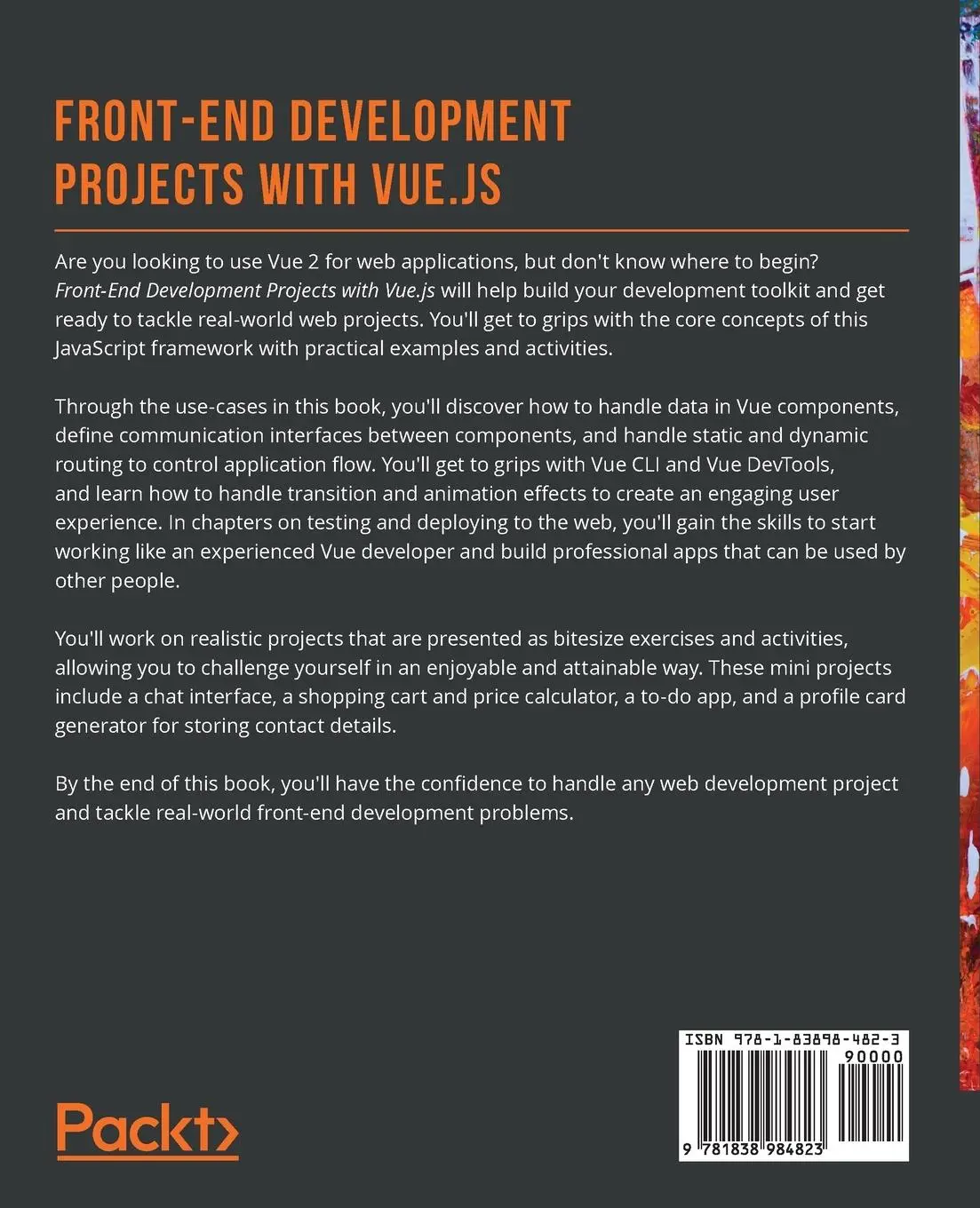 Rückseite: 9781838984823 | Front-End Development Projects with Vue.js | Raymond Camden (u. a.)
