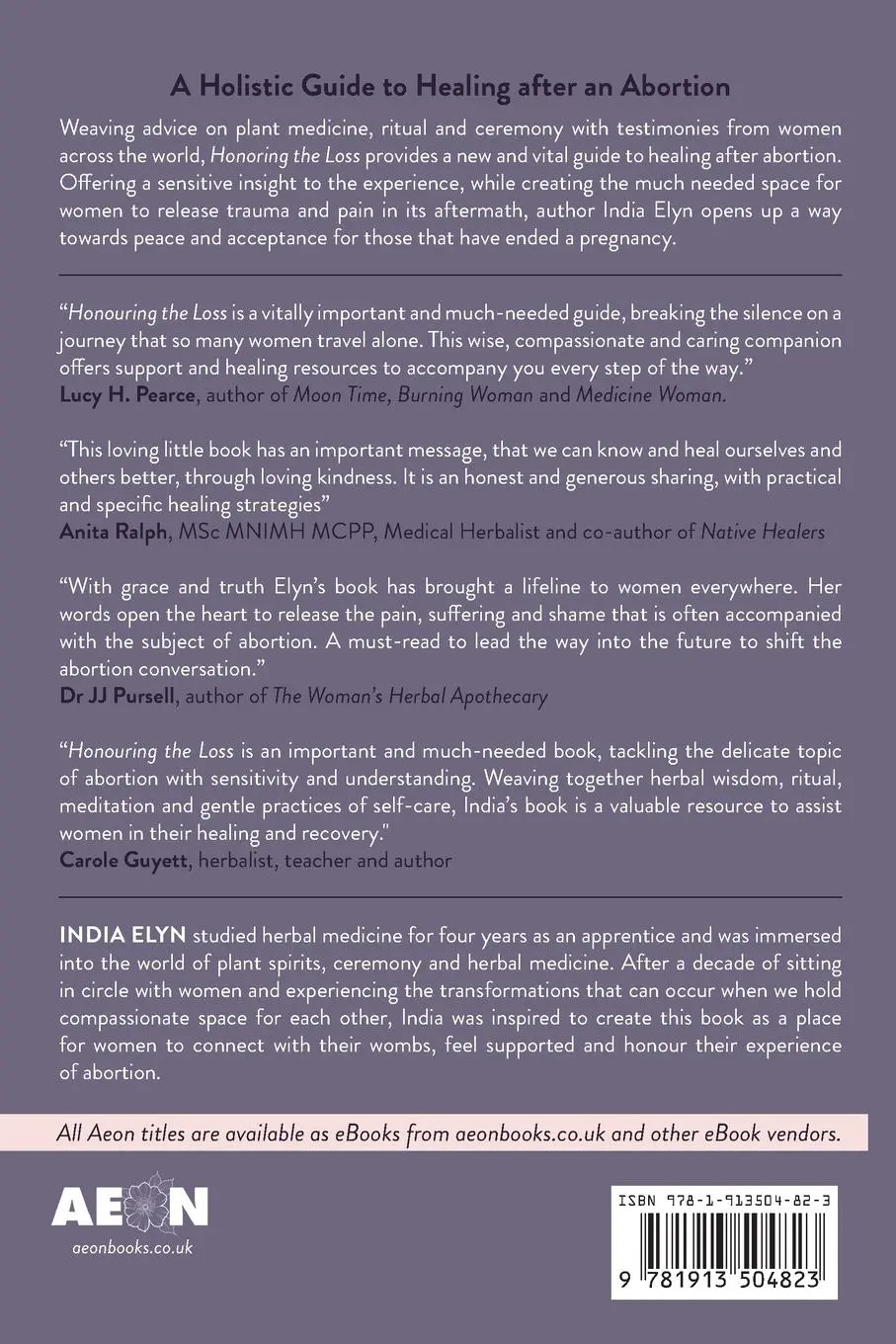 Rückseite: 9781913504823 | Honouring the Loss | India Elyn | Taschenbuch | Englisch | 2022
