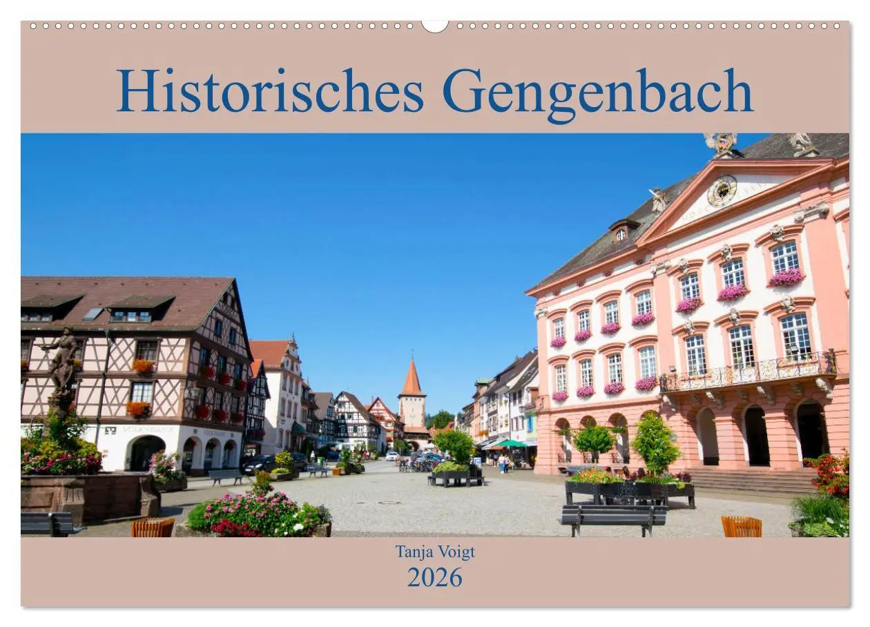 Cover: 9783457774823 | Historisches Gengenbach (Wandkalender 2026 DIN A2 quer), CALVENDO...