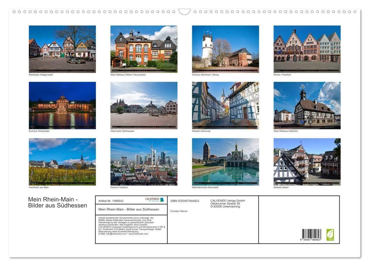 Bild: 9783457844823 | Mein Rhein-Main - Bilder aus Südhessen (Wandkalender 2026 DIN A2...