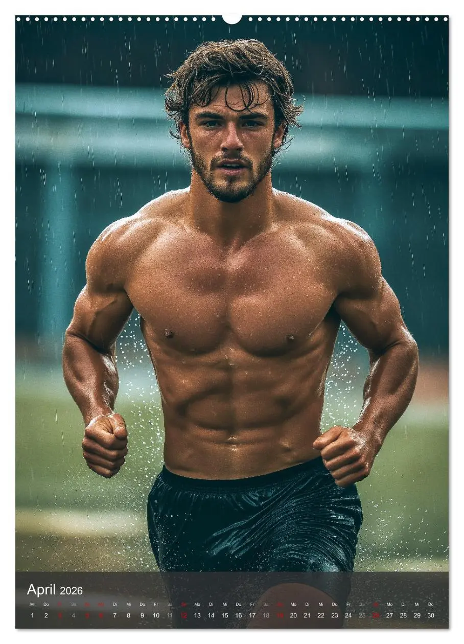 Bild: 9783516244823 | SEXY JUNGS - Nackte Haut beim Fußball (Wandkalender 2026 DIN A2...