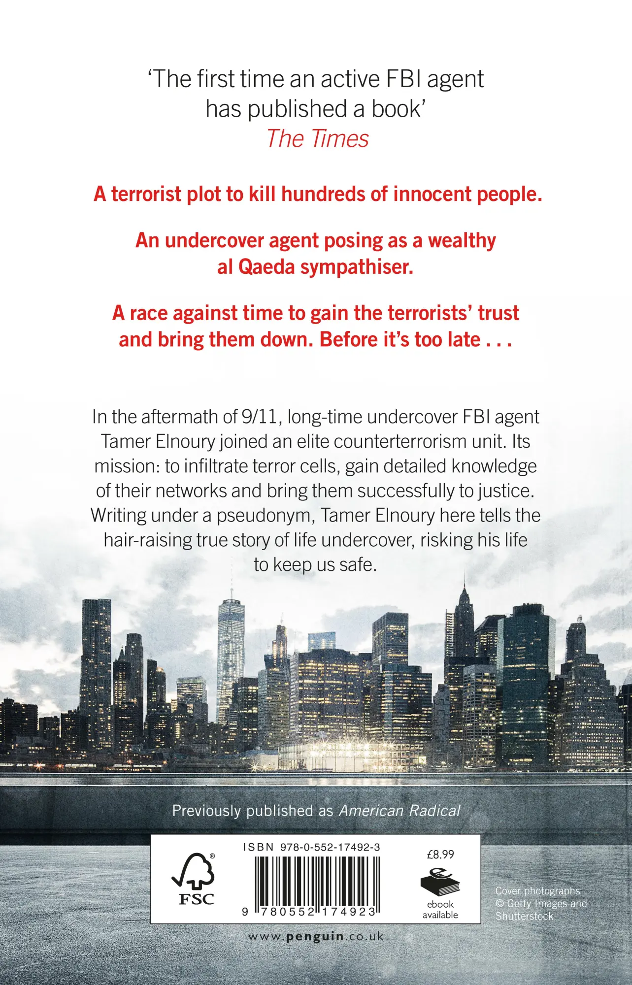 Rückseite: 9780552174923 | Terrorist Hunter | Tamer Elnoury | Taschenbuch | 347 S. | Englisch