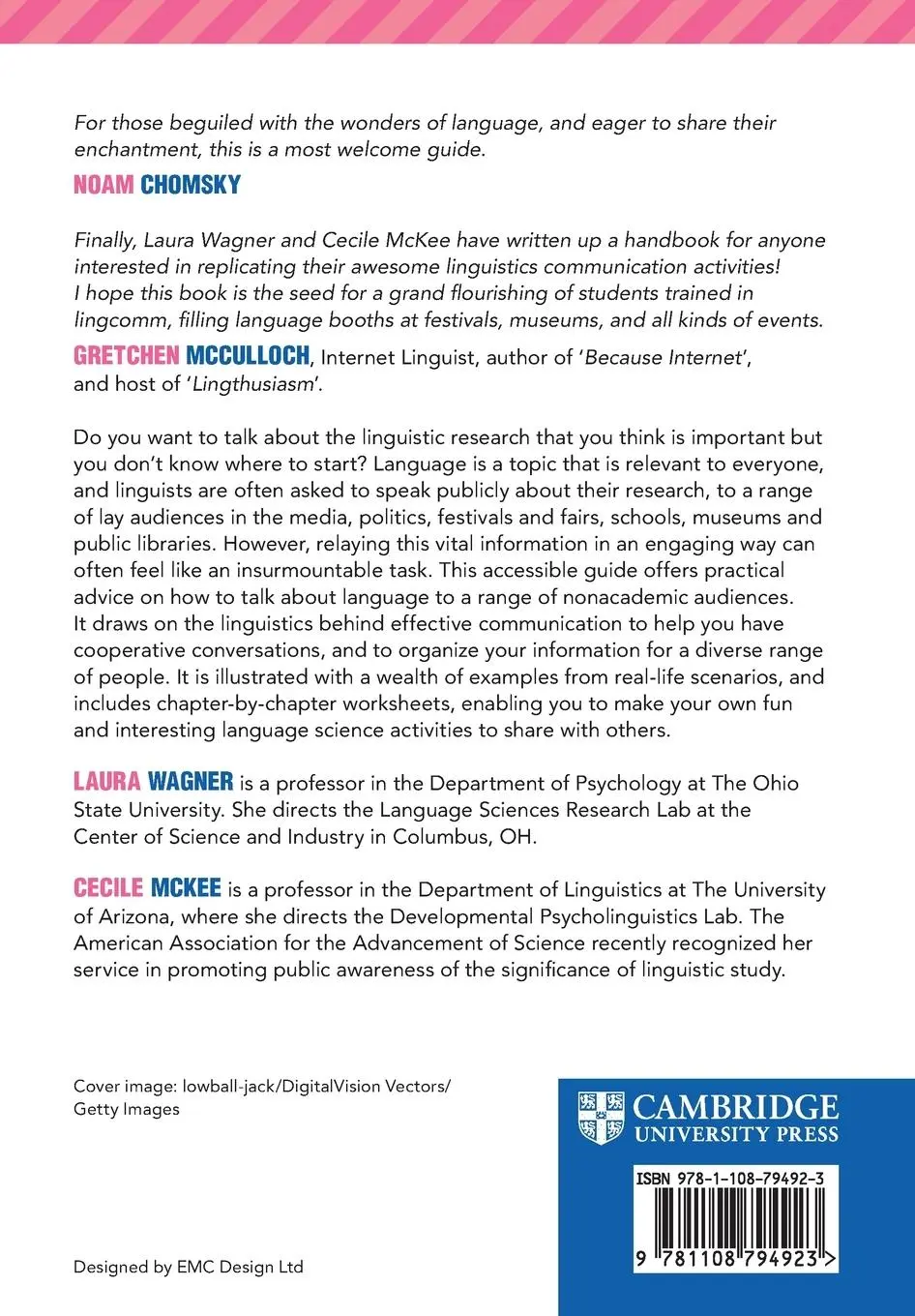 Rückseite: 9781108794923 | How to Talk Language Science with Everybody | Laura Wagner (u. a.)
