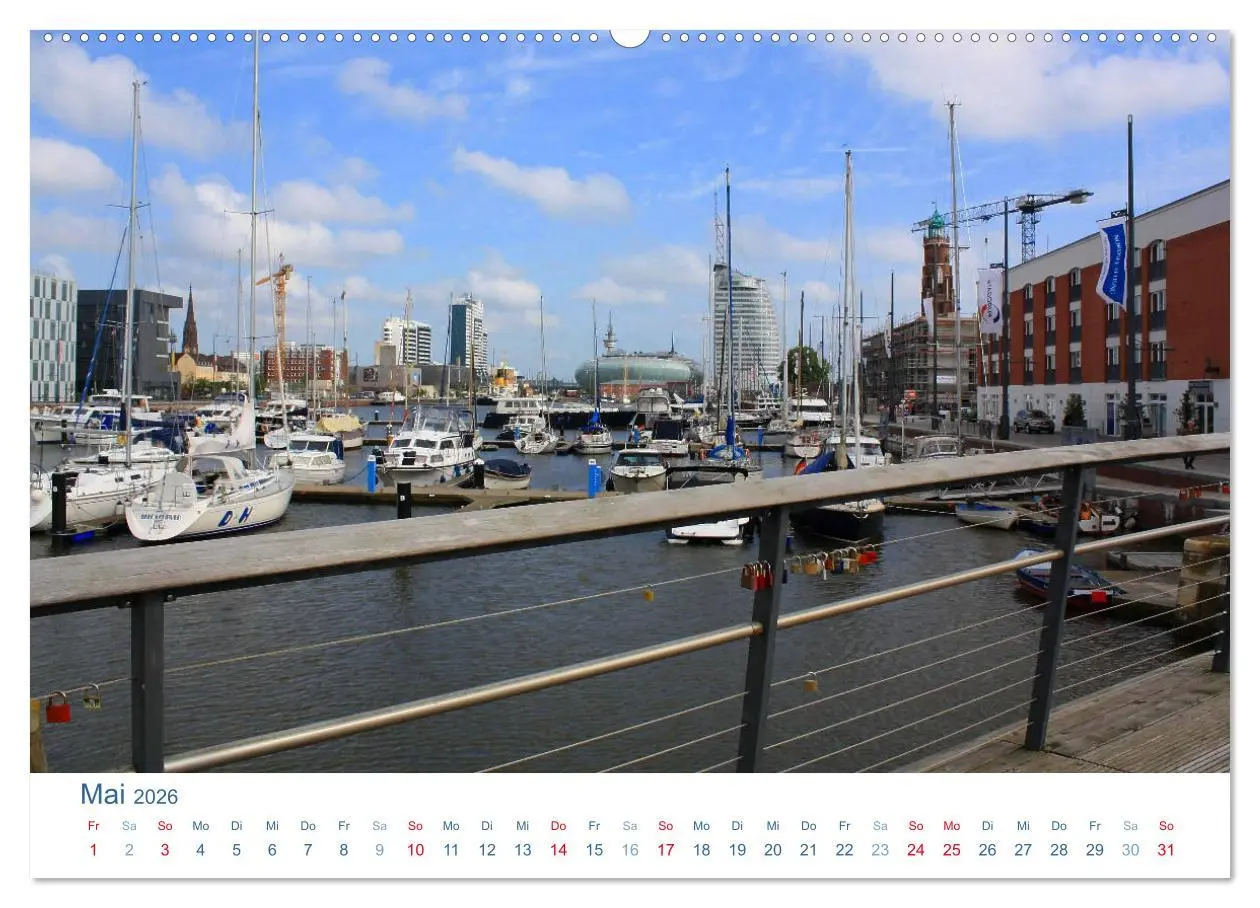 Bild: 9783457834923 | Bremerhaven 2026. Impressionen aus den Havenwelten (Wandkalender...