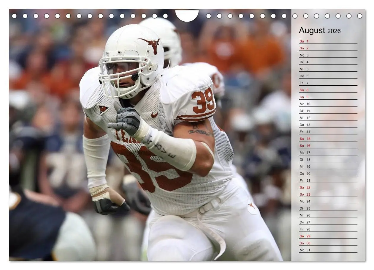 Bild: 9783457904923 | American Football - Touchdown (Wandkalender 2026 DIN A4 quer),...
