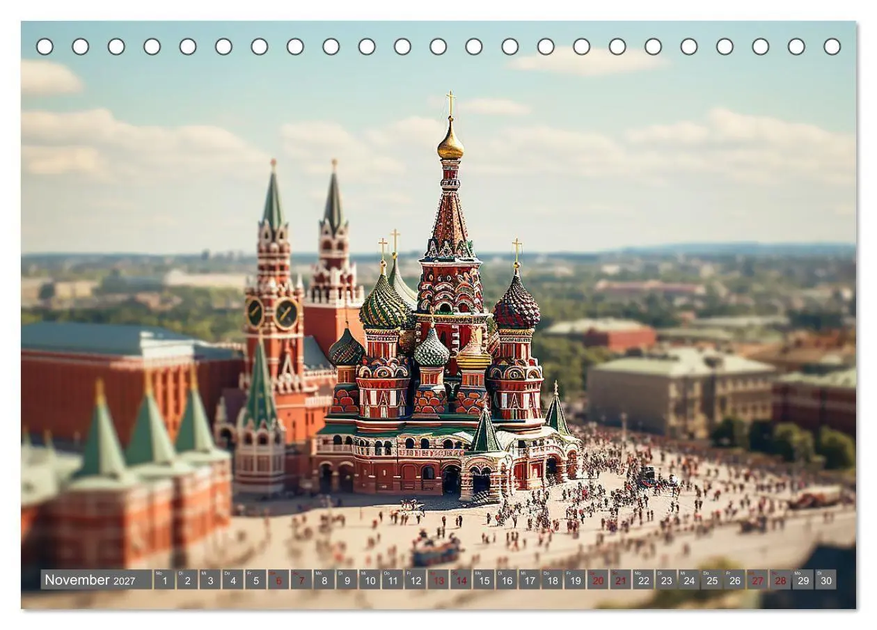 Bild: 9783569254923 | Urlaub in Miniatur (Tischkalender 2027 DIN A5 quer), CALVENDO...