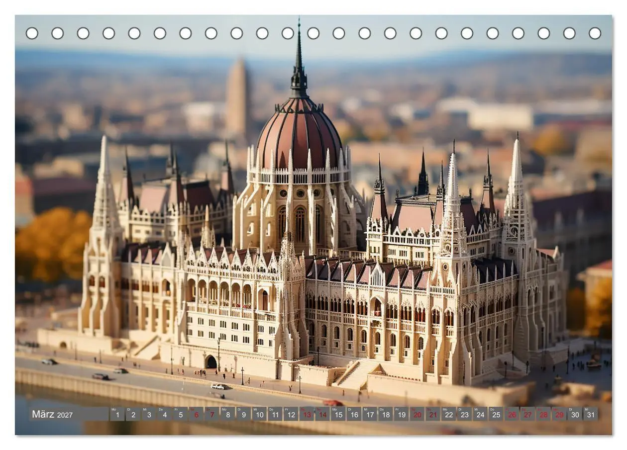 Bild: 9783569254923 | Urlaub in Miniatur (Tischkalender 2027 DIN A5 quer), CALVENDO...
