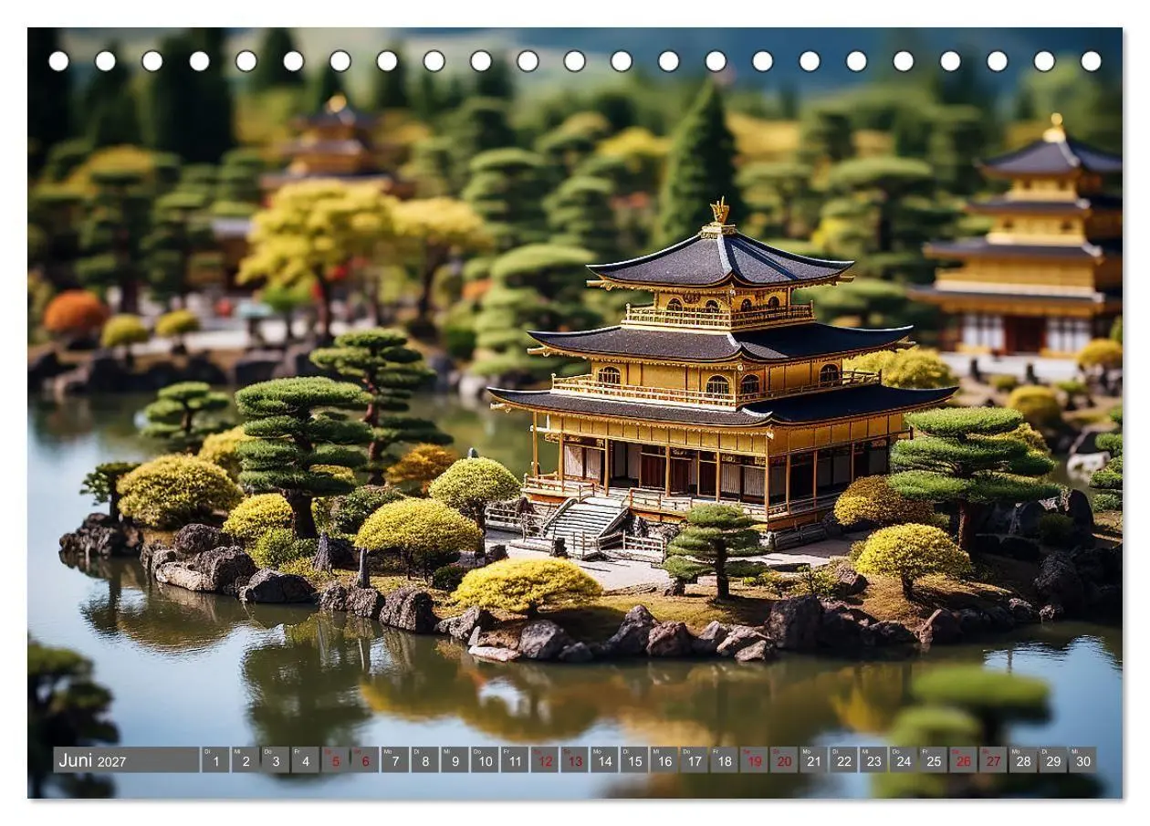 Bild: 9783569254923 | Urlaub in Miniatur (Tischkalender 2027 DIN A5 quer), CALVENDO...