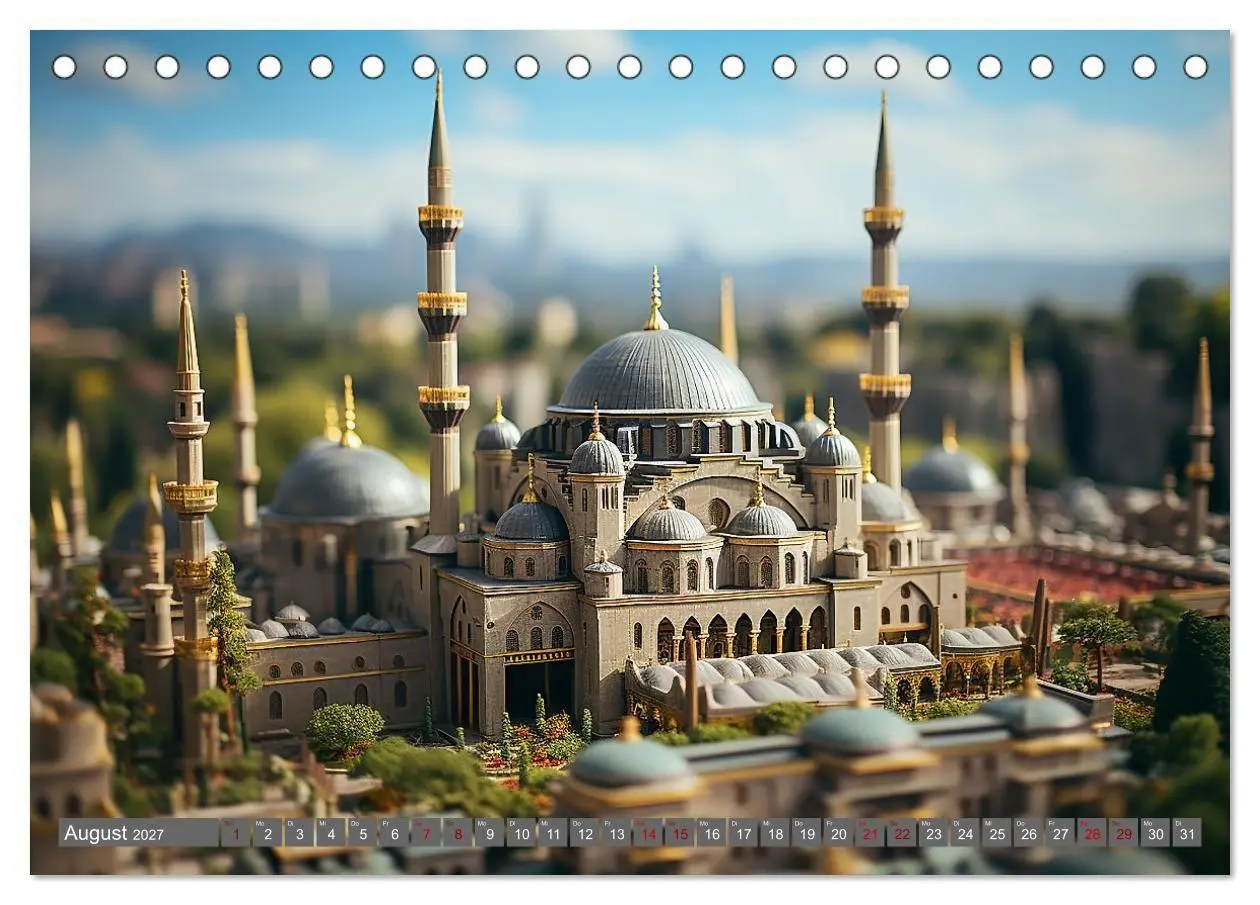 Bild: 9783569254923 | Urlaub in Miniatur (Tischkalender 2027 DIN A5 quer), CALVENDO...