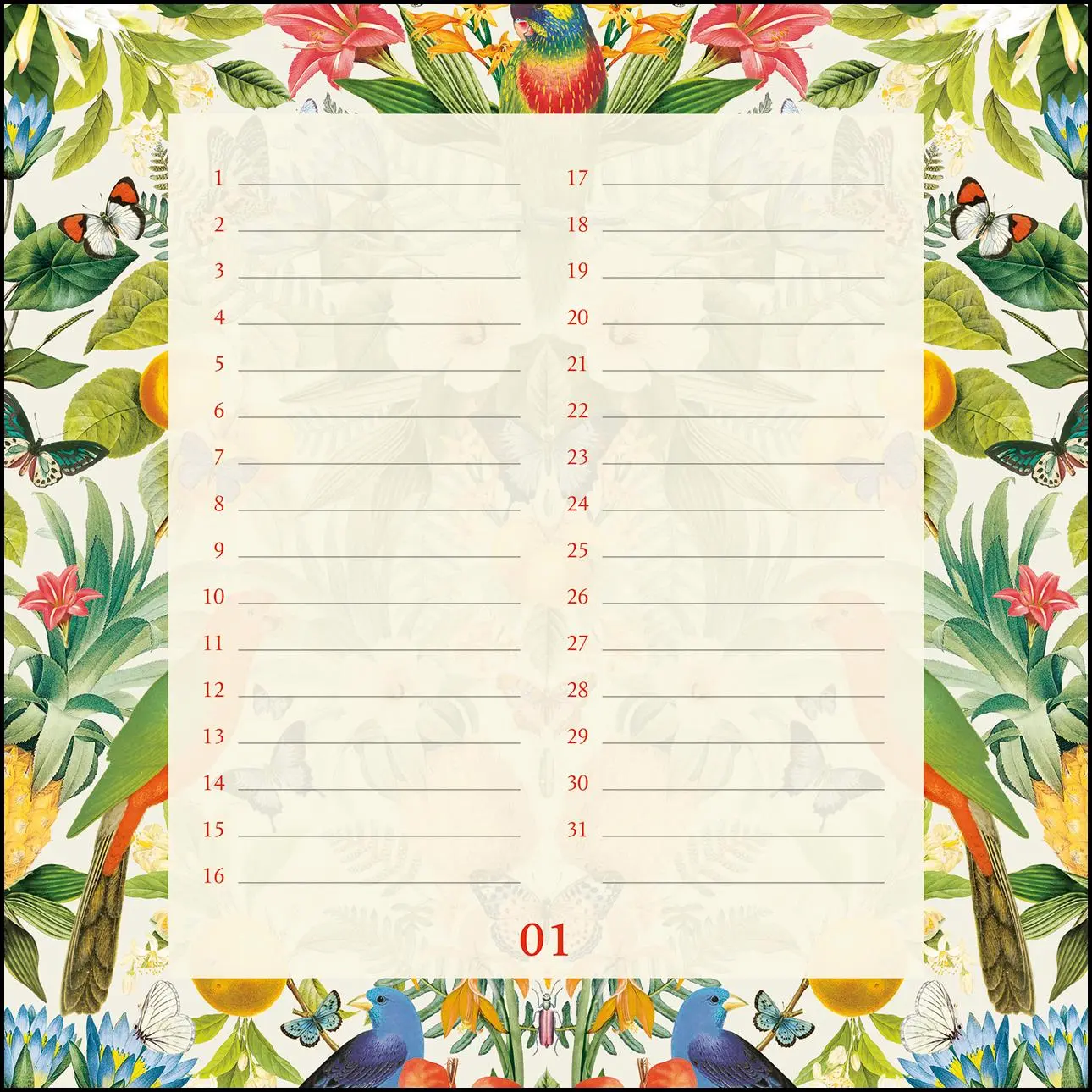 Bild: 9783832044923 | Immerwährender Geburtstagskalender floral - Archive by Portico...