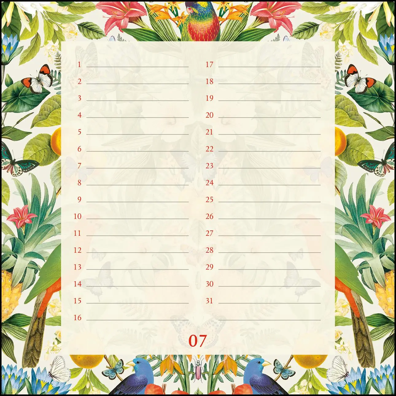 Bild: 9783832044923 | Immerwährender Geburtstagskalender floral - Archive by Portico...