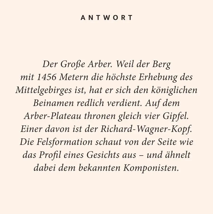 Bild: 9783899784923 | Bayerischer Wald-Quiz | 100 Fragen und Antworten | Gregor Wolf | Buch